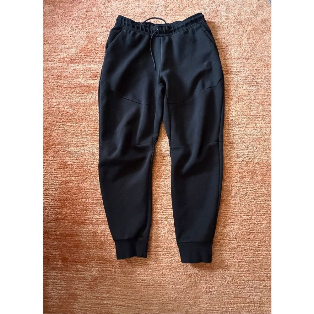 Nike Black Jogger Pants Size L Athletic Tapered Drawstring